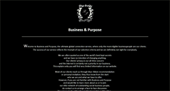 Desktop Screenshot of businessandpurpose.com